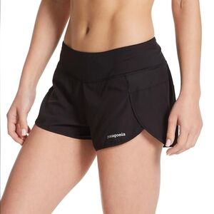 Black Patagonia 2 1/2 Inch Black Running Shorts Women's Size XS/S